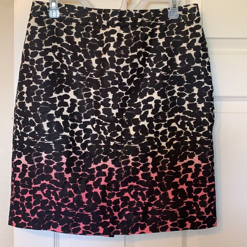 J Crew Linen Pencil Skirt